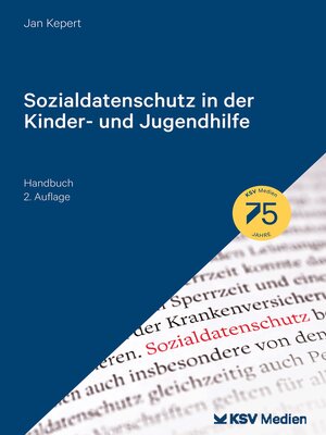 cover image of Sozialdatenschutz in der Kinder- und Jugendhilfe